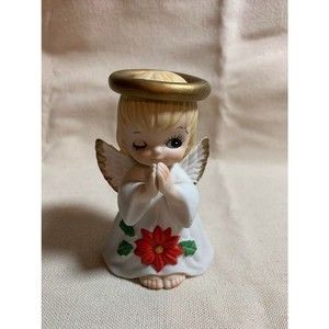 Vintage Praying Child Angel One Eye Open George Good